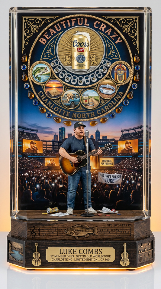 Luke Combs Country Lamp