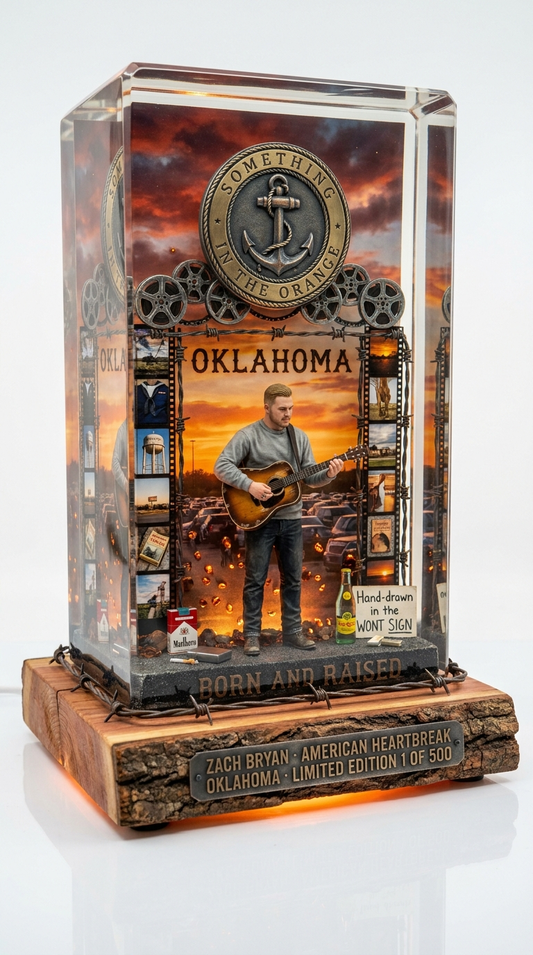 Zach Bryan Country Lamp