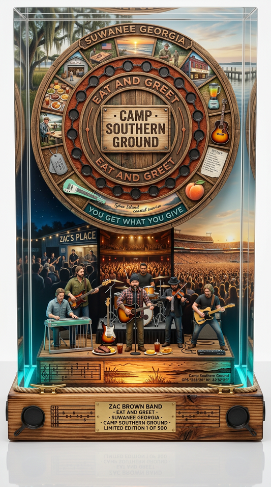 Zac Brown Band Country Lamp