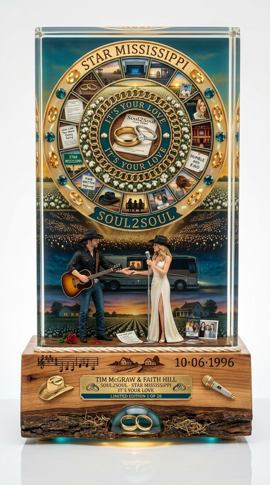 Tim McGraw & Faith Hill Country Lamp